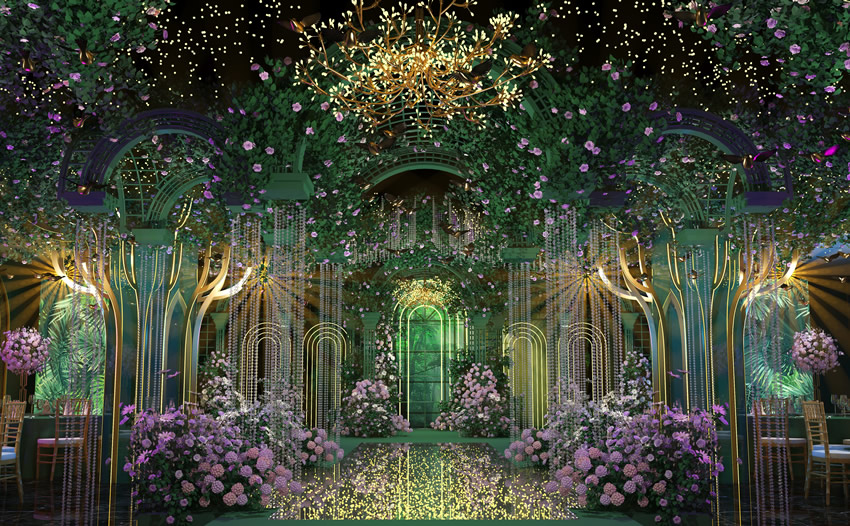 宁波奇妙森林婚礼堂效果展示