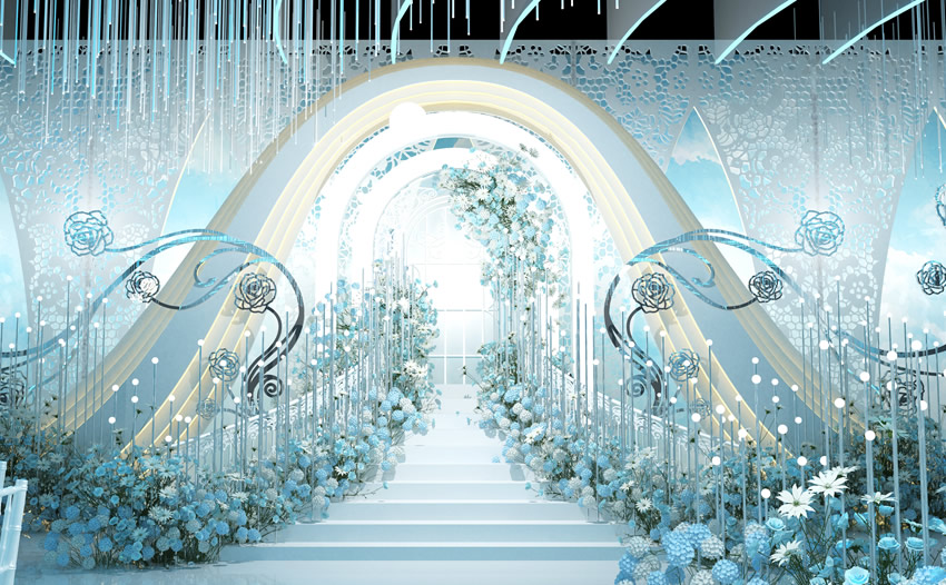 宁波釡香烙馍村水晶厅效果展示